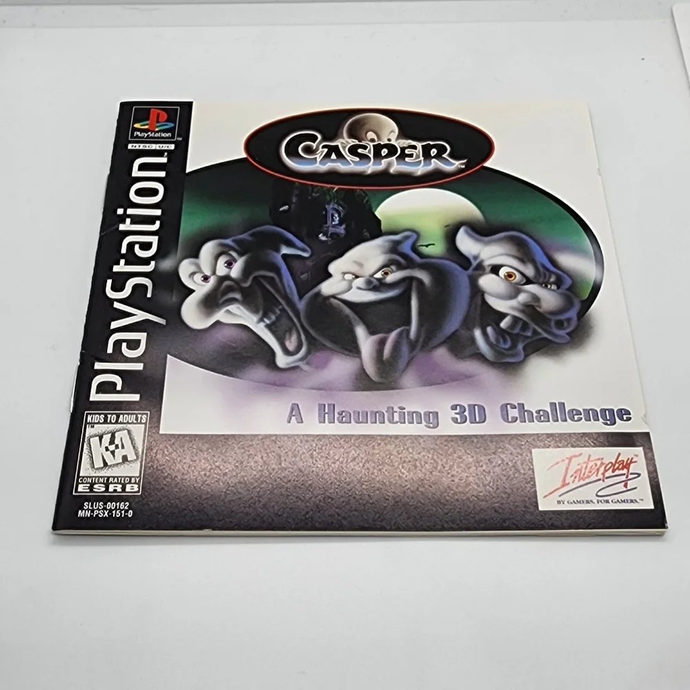 Casper (Sony PlayStation 1, 1996) CIB Tested